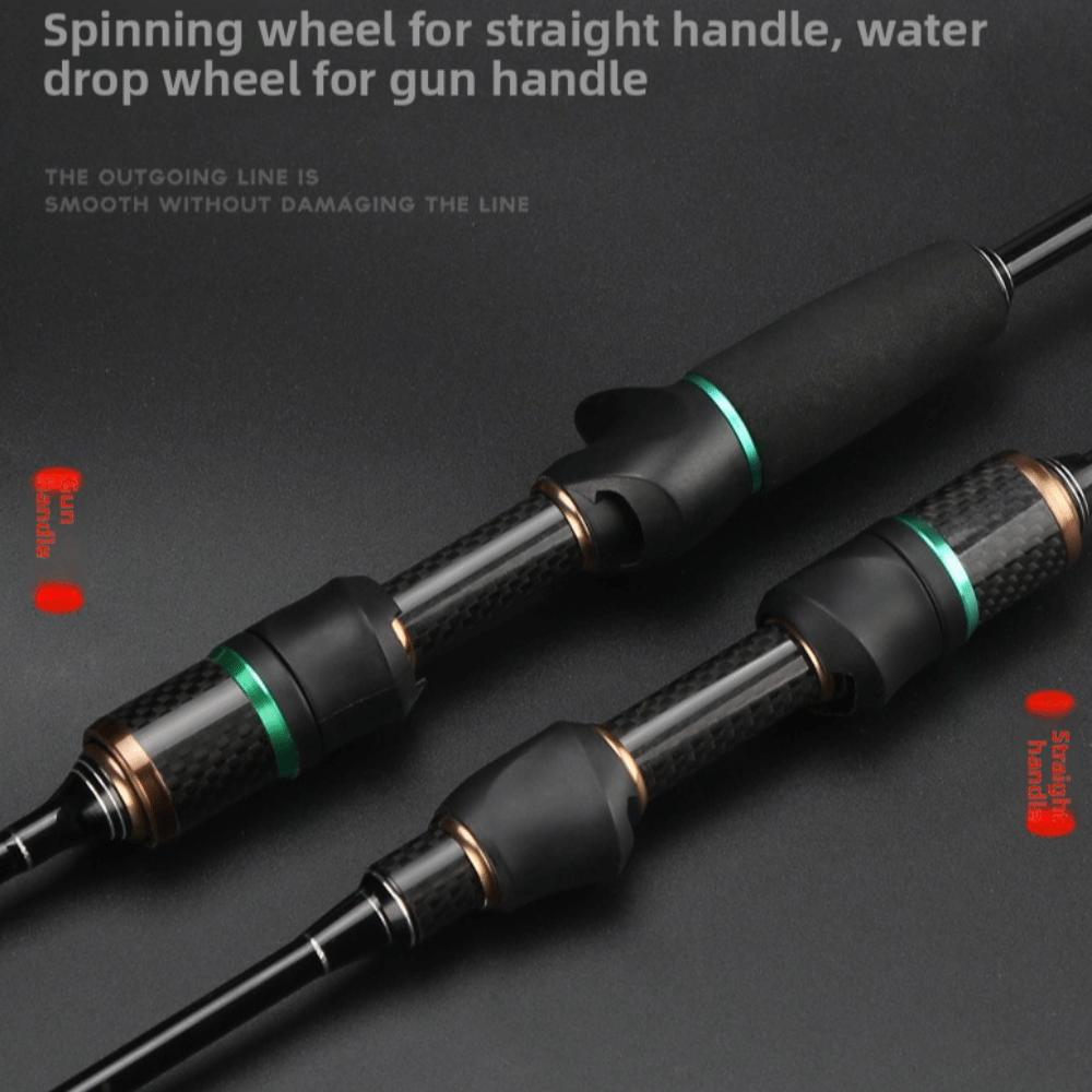 2 Sections Spinning Fishing Rod 1.68/1.5/1.8m Ceramic Guides Carbon Casting Fishing Rod UL Power Carbon Fiber Fishing Pole
