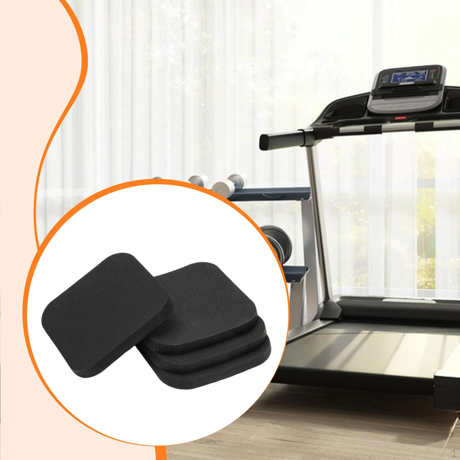 

Non-slip Running Mats, 10 X Cm, Made of High-density Rubber, Quiet, Mm Thick, for Gym Use Black