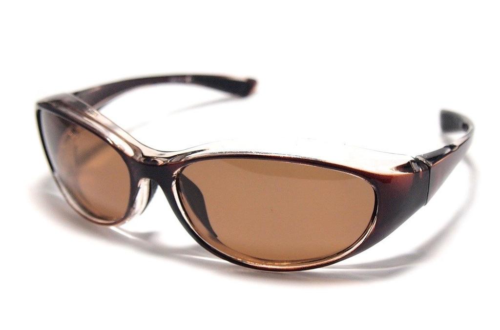 Polarized Sunglasses with Glare Reduction and Nose Pads for Outdoor and Driving 28021 [Nandemoya Honpo] Activities, Fishing, / (Smoke)