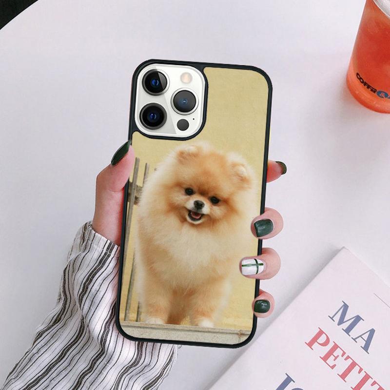 Pomeranian Dog Phone Case For iPhone 17 Air 14 13 12 16Pro Max 15  Plus Cover Shell Max coque