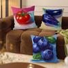 Fruit Pattern Cartoon Pillowcase Toon Gift Cushion Cover Bedroom Home Sofa Chair Seat Decor Pillow Case