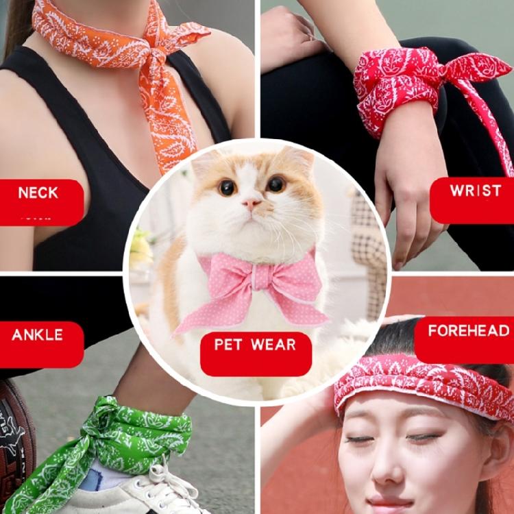 Dog Cooling Scarves Cooling Bandanas Essential Stay Cool Hot Weather for Pet
