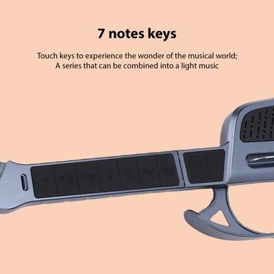 Smart Electric Guitar for Kids Portable Foldable Stringless Guitar with 7 Note Buttons Easy To Play Lightweight Rounded Design