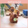Plush Capybara Winged Keychain Cute Water Pig Bag Charm Toy Enthusiasts Doll