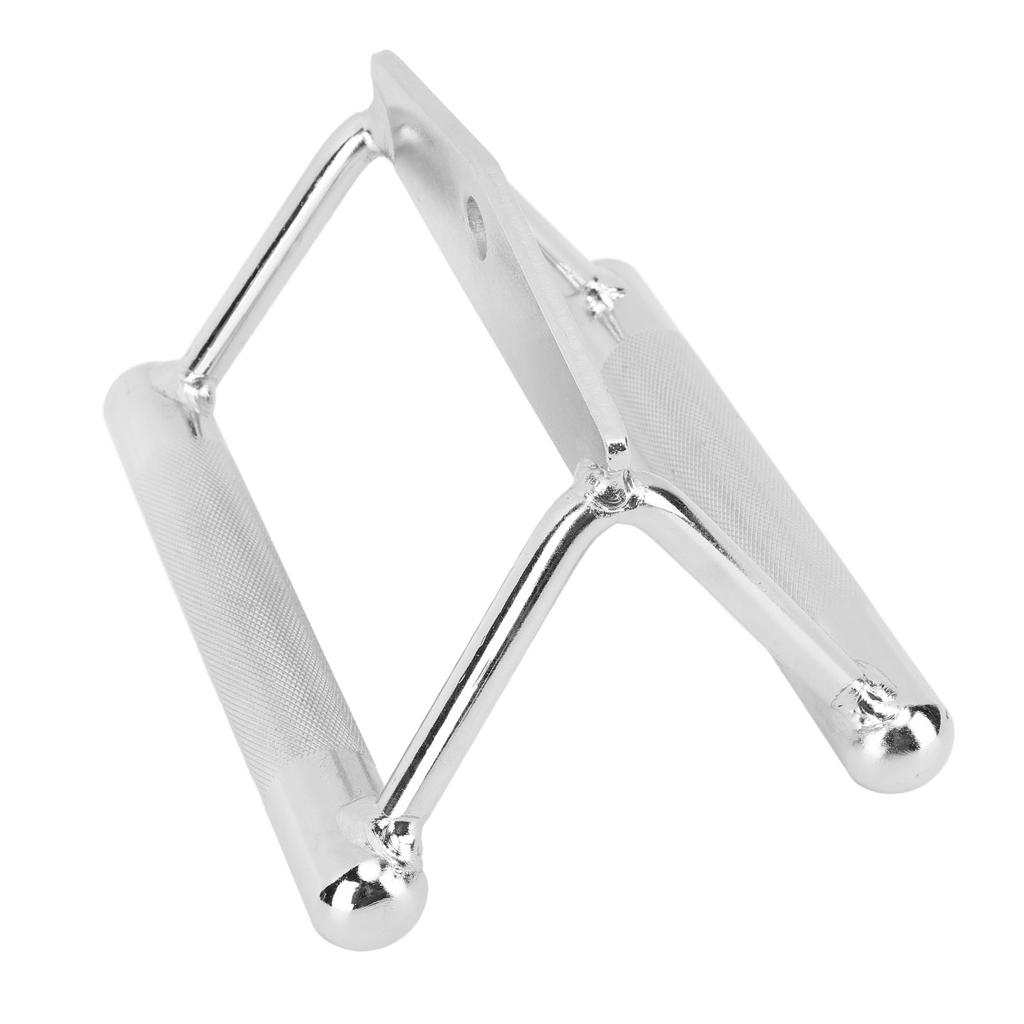 Double D Handle Cable Attachment for Weight Workout Stainless Steel V Bar Cable Machine Accessories for Home Gym Pull