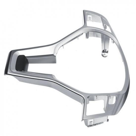 AMG Style Steering Wheel Trim Cover For 2012-2014 Benz W176 W204 W212 Silver 1Pc