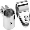  Pair of O.D. 19/20/22/25/30/32/38mm Boat Awning Umbrella Accessories Yacht Hardware 316 Stainless Steel Fixed Bracket Clamps