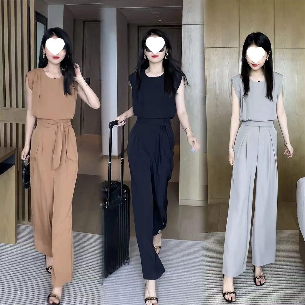 Two Pieces of A Fashionable and Youthful Mom's Set for Women In Summer, Loose and Slimming