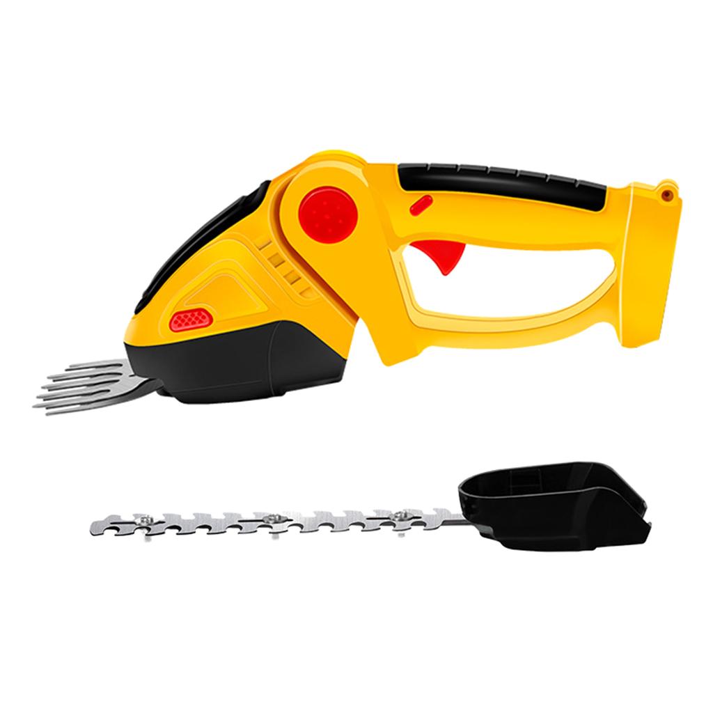 Akku-Heckenschere, Grasschere, elektrischer Akku-Rasentrimmer, Heckenscheren-Schneider für Garten, Strauch, Rasentrimmen