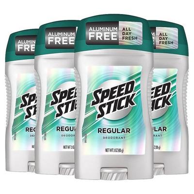 Speed Stick Deodorante Uomo 3oz Confezione da 4 Regular