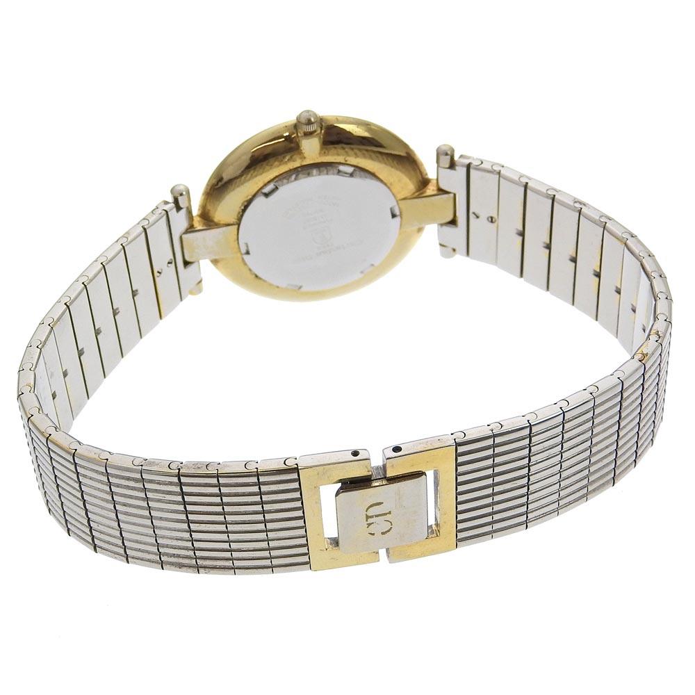 Dior Watches 4715032 WhiteDial Stainless Steel/Plated Gold Quartz Analog Display Mens Used
