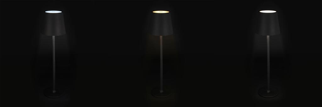 Led Table Lamp Wireless 3 Modes Touch Night Lamp Bedroom
