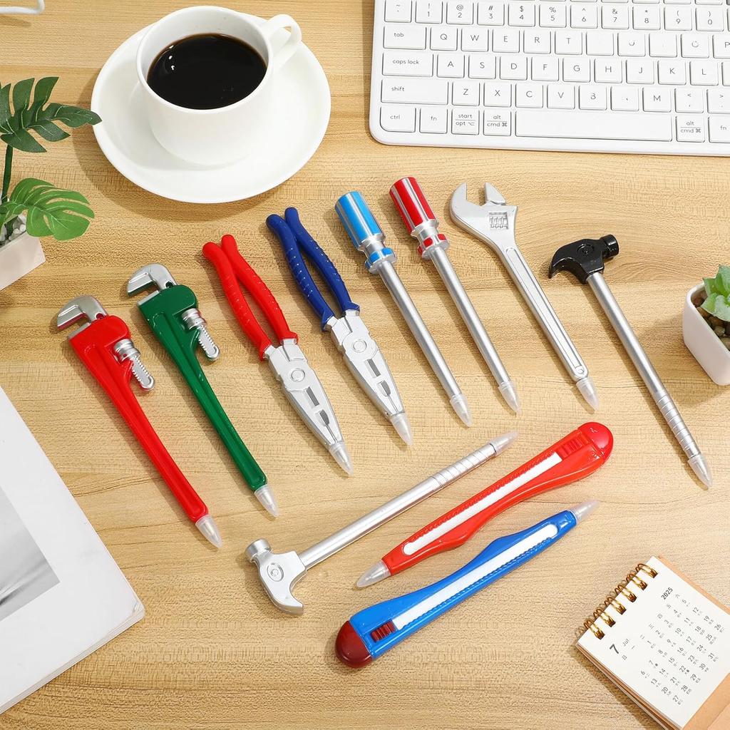 5 предметів Новинка Набір кулькової ручки Ключ Молоток Плоскогубці Викрутка Чорнило чорного кольору A6829