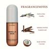 Parfum Vanille 50 ml, Brume Corporelle, Huile Essentielle de Vanille, Eau de Toilette Spray, Parfum Longue Durée pour Femme
