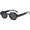 Chic Small Frame Men's Retro Polygon Sunglasses – European & American Sun-Protection Shades