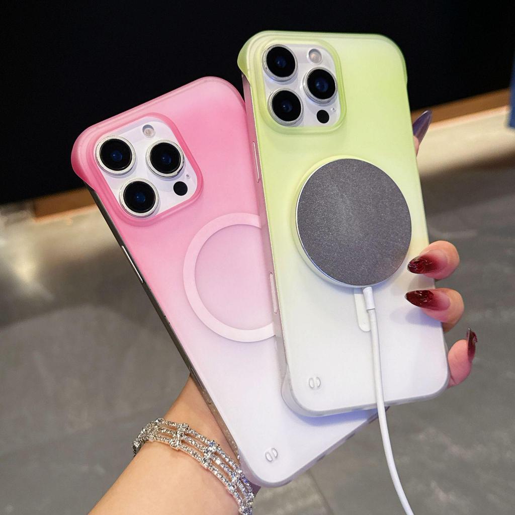 Capa Magnética Fosca Semi-Cobertura para Apple 17 Promax