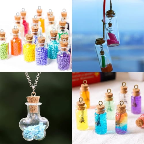 HappyHome Eyelets, Screw Eyelets, Approximately 420 Pieces, for Jewelry Making, Handmade Crafts, DIY, and Crafts, Includes Small Case (Gold x Silver)