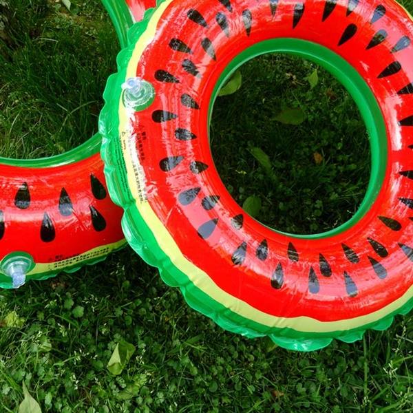 Inflatable Water Ring Beach Watermelon Ring for Children for the Pool 75 Cm
