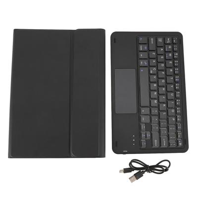 Tablet Case with Touchpad Adjustable Viewing Angle Wireless Detachable Keyboard Cover for Fire HD