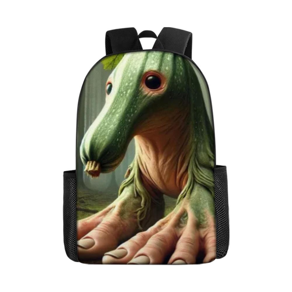 17 Inch Primary And Secondary School Schoolbag 3D Digital Color Printing Diy Backpack Oxford Cloth Backpack Printing