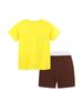 European & American Style Boys' Casual Knit Cotton Shorts & T-shirt Set - Toddler 2-Piece
