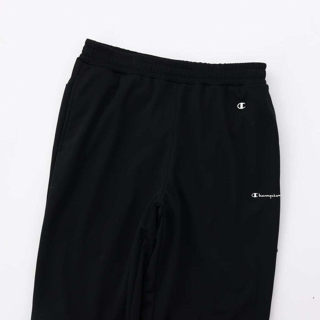 Champion Basic Sports Stretch Warm Windproof Script Logo Long Black Men's Water-Repellent Pants, (C3-AS204)