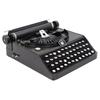 Antique Typewriter Model Black Retro Vintage Portable Manual Props Model Decoration Ornaments for