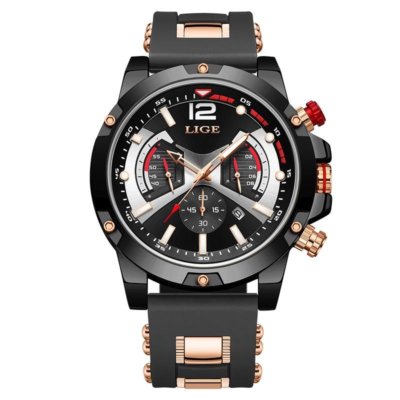 New Gold Watch For Men Top Brand Luxury Waterproof Men's Quartz Wristwatches Fashion Sports Luminous Chronograph Male