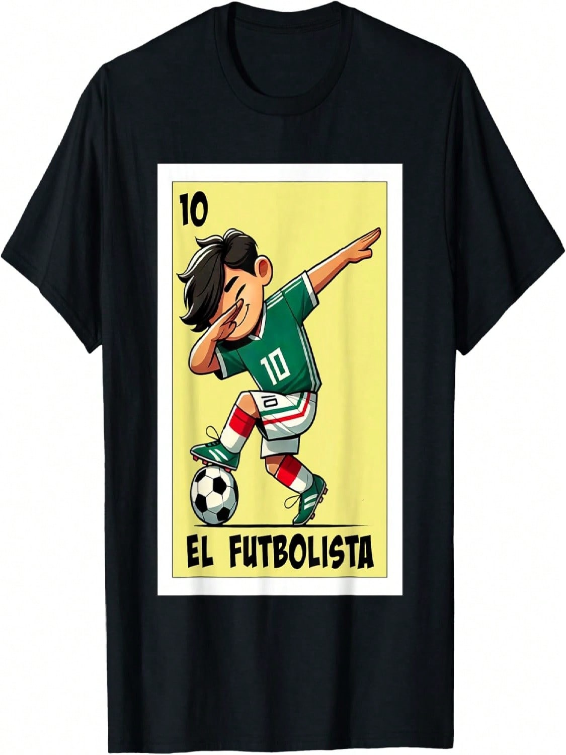 Funny Mexican Kids Soccer Design - El Futbolista T-Shirt S разноцветный