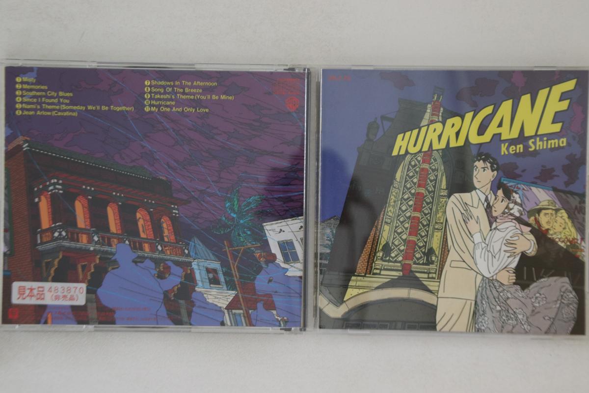 

CD KEN SHIMA - Hurricane 29L278PROMO WARNER PIONEER Japan Japanese Pop/Rock Used