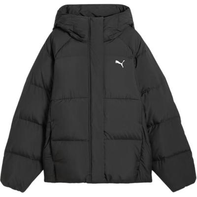 Casaco Puffer Acolchoado com Capuz Invernizado Feminino Outerwear 691045-01