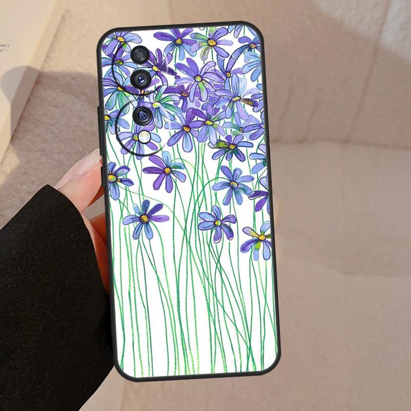 Daisy Watercolor For Honor Magic 7 Pro 5 6 V5 Case For Honor 200 400 50 70 90 Lite X8a X8b X9a X9b X9c Cover