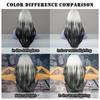 Women's Simulation Wig 63cm Hair Long Straight Wig Full Headgear Rose Hair Net Headdress Beauty Decoration Wig