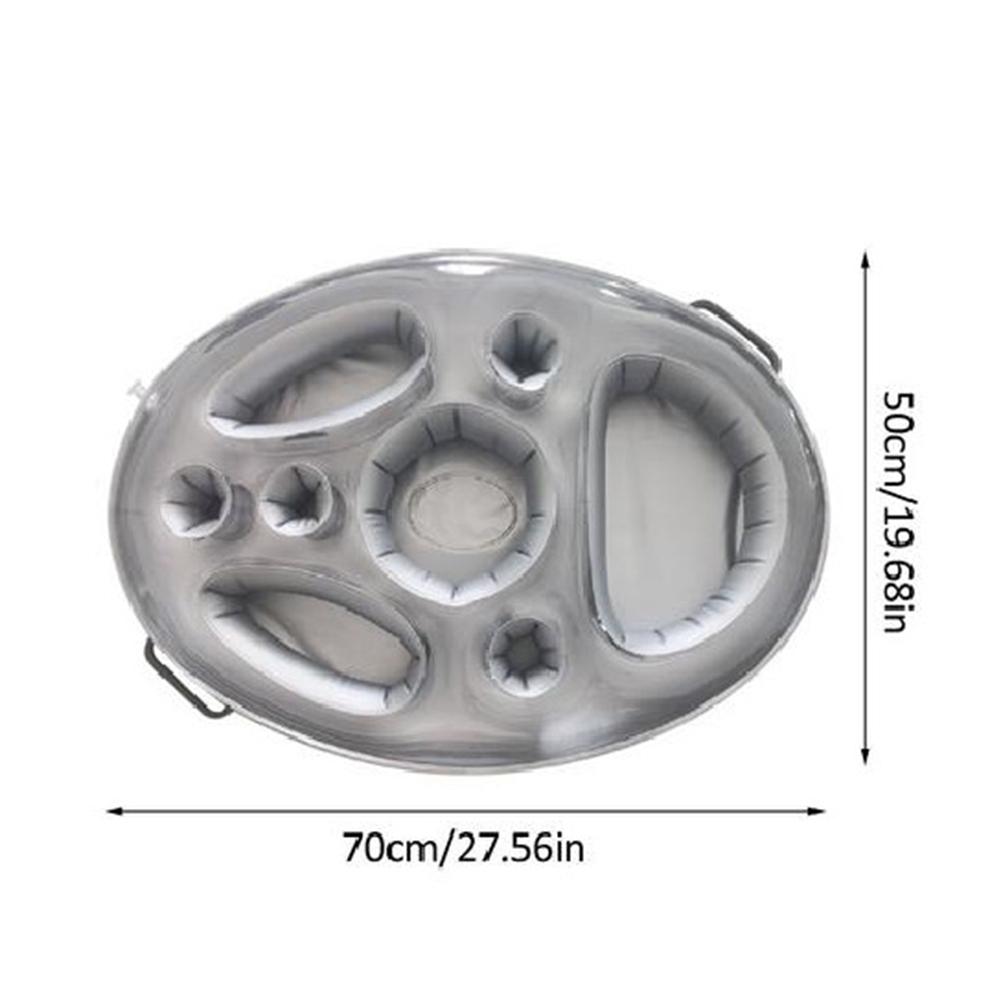 Summer Inflatable Float Beer Drinking Cooler Table Water Play Float Beer Tray Party Bucket Cup Holder for Swimming Pool Party