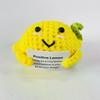 Positive Energy Potato Hug Pocket Mini Handmade Plush Wool Knitting Doll With Card Funny Birthday Gift Home Room Decoration