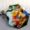 1 Auto Open Winnie the Pooh, Tigger Themed Colorful 8-rib Portable Umbrella for Men and Women, A Compact Commuting Companion Suitable for Da