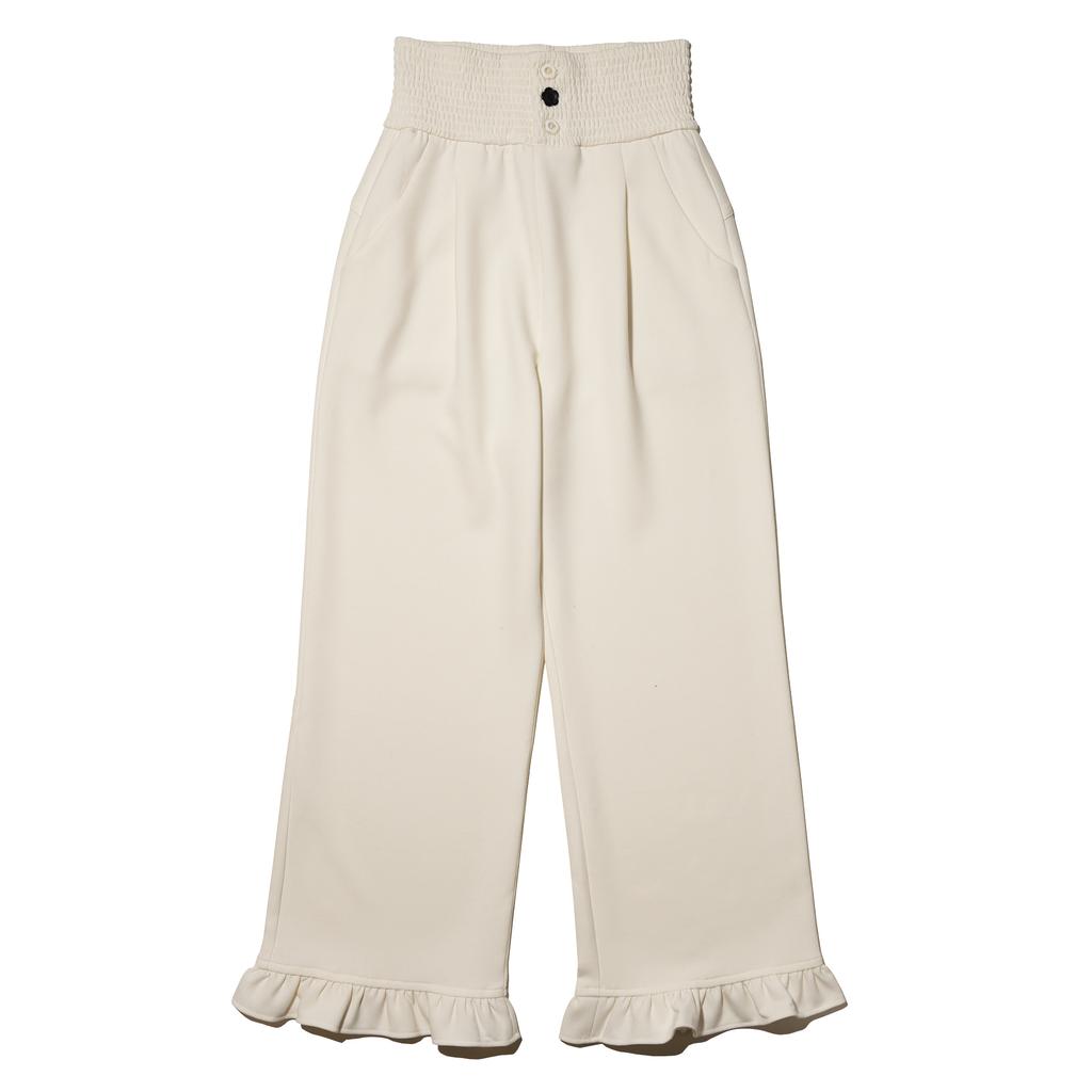 Telelu Folding Lace-Up Pants White