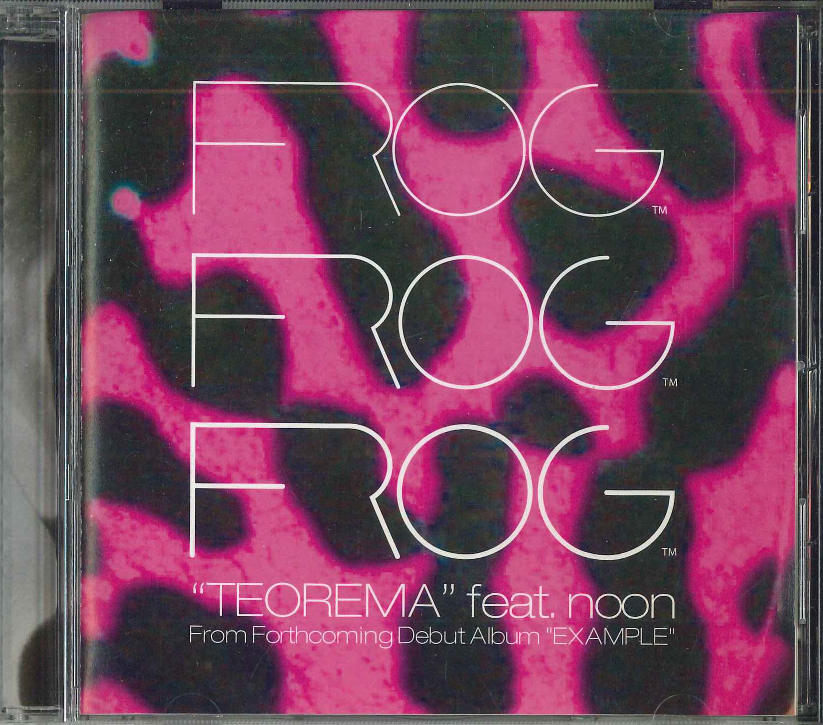 

CD FROG - Teorema Feat.noon (Special Limited HMVC2 NIPPON COLUMBIA 2008 Japan Obi Japanese Pop/Rock Used