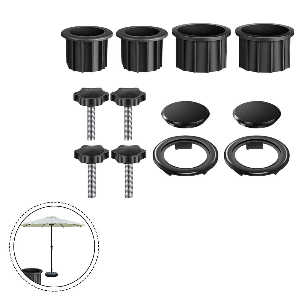Sun Umbrella Base Bracket Accessories Plastic Pipe Sleeve Fixing Screws Hand Tools Power Tool Accessories Household Supplies