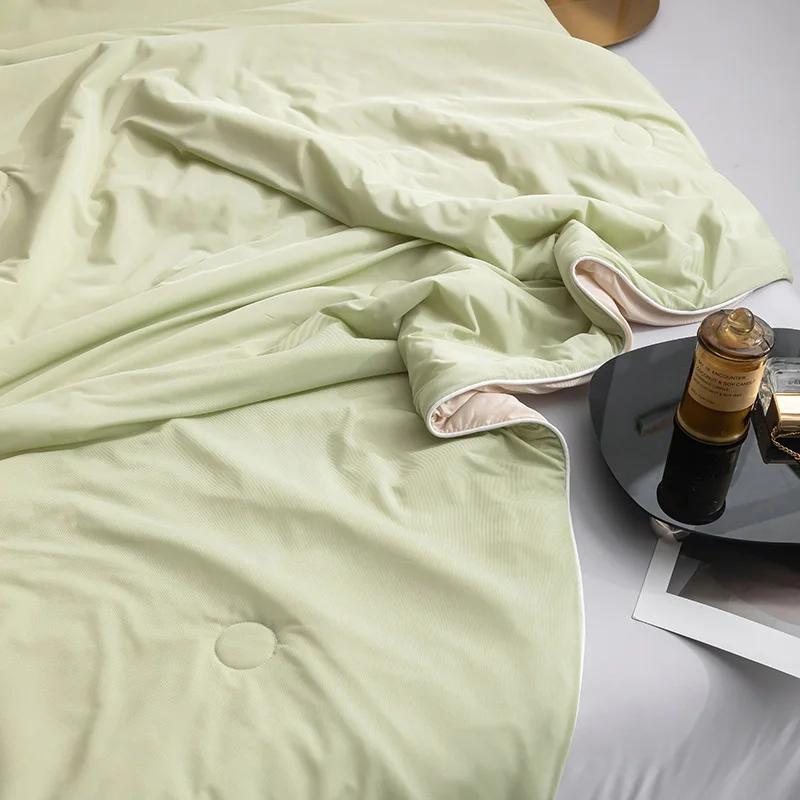 New Ice cream cool sensation silk solid color summer quilt solid color air conditioning by summer ice silk cool quilt