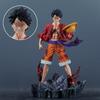 Anime One Piece Figurine Overlord Color Luffy Action Figures Efigy 24cm PVC Collection Double Headed Model Toys Birthday Gift