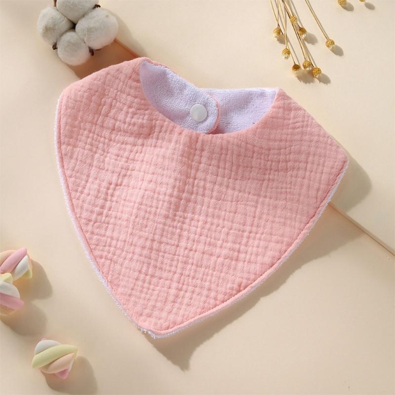 Absorbent & Waterproof Infant Bibs Stylish & Practical Bibs Cotton Burp Cloth Comfortable Perfect for Feeding & Teething