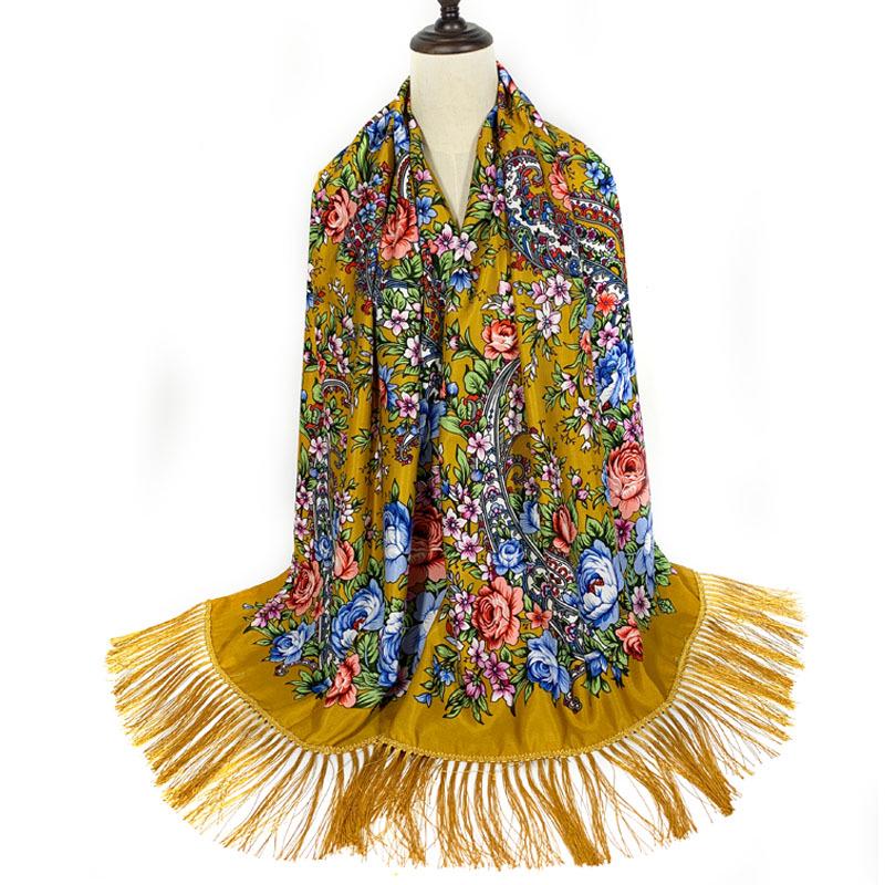 Ethnic Style Women's Shawl - Floral, Autumn/Winter Qipao Scarf, Sun Protection