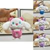 Adorable Plush Dog Keychain Soft Plushie Toy With Overalls Perfect For Gifts