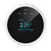 Graffiti Air Sense WiFi Gas Leak Detector: Natural Gas, Methane, Biogas Alarm with Temperature Sensing and TUYA Integration.