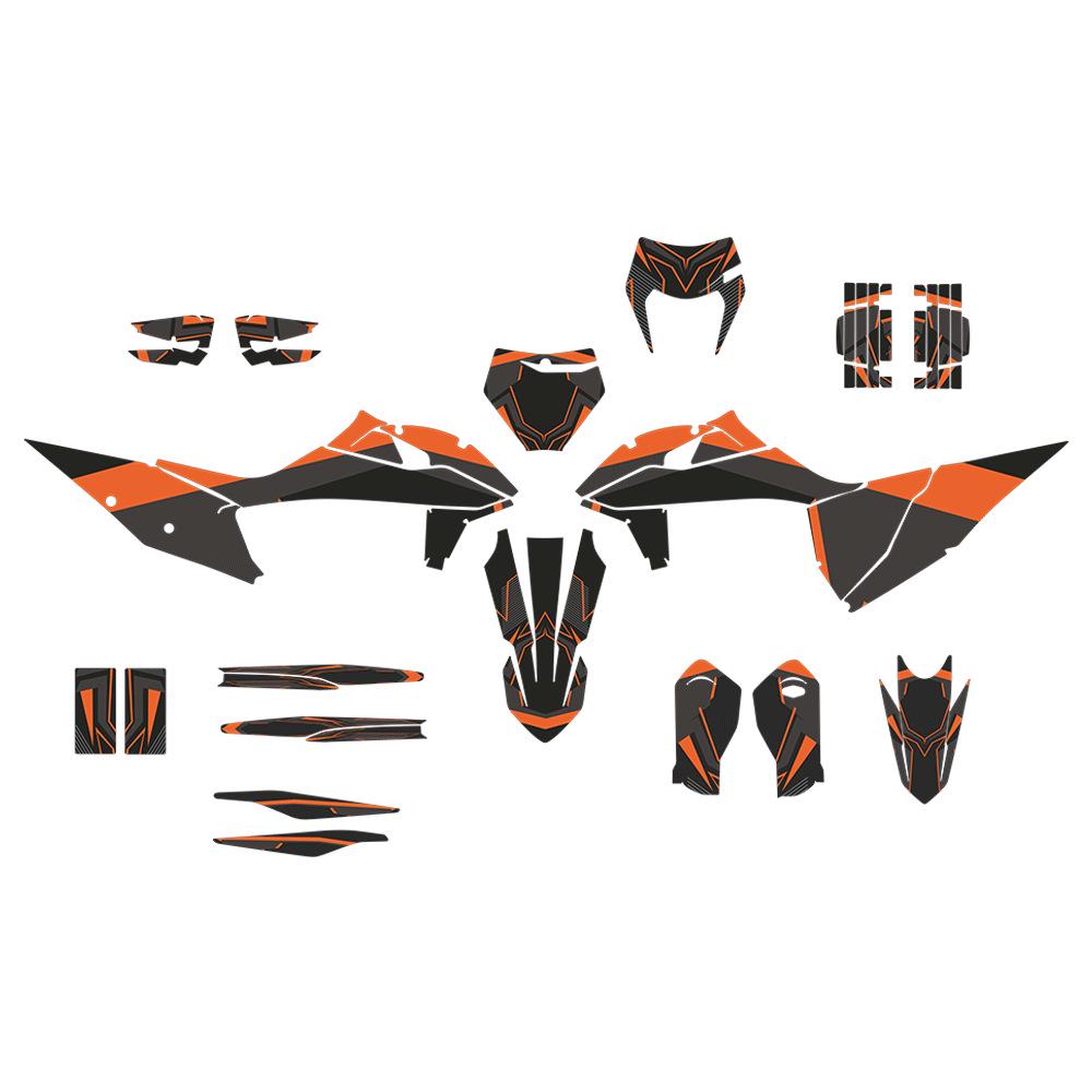 Motorcycle Stickers for EXC, XC, XCW Models (2019-2022, 125-500)