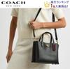 Bolsa de ombro Coach feminina estilo crossbody linha boutique Willow tote 24 preta produto genuíno.