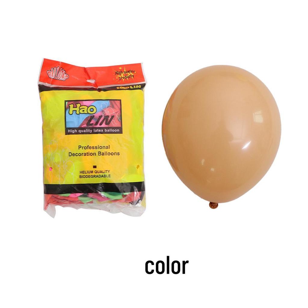 12-Inch Matte Latex Balloons - 2.8g Round for Party Decor