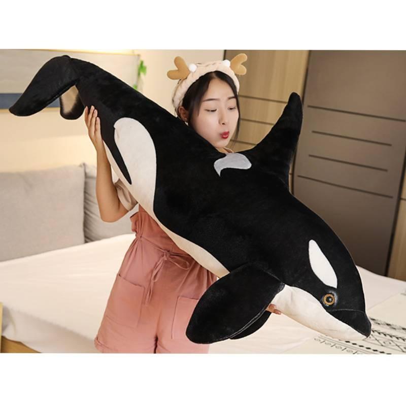 Marine Killer Whale Organism Plush Toy Stuffed Doll Home Decoration Kids Gift