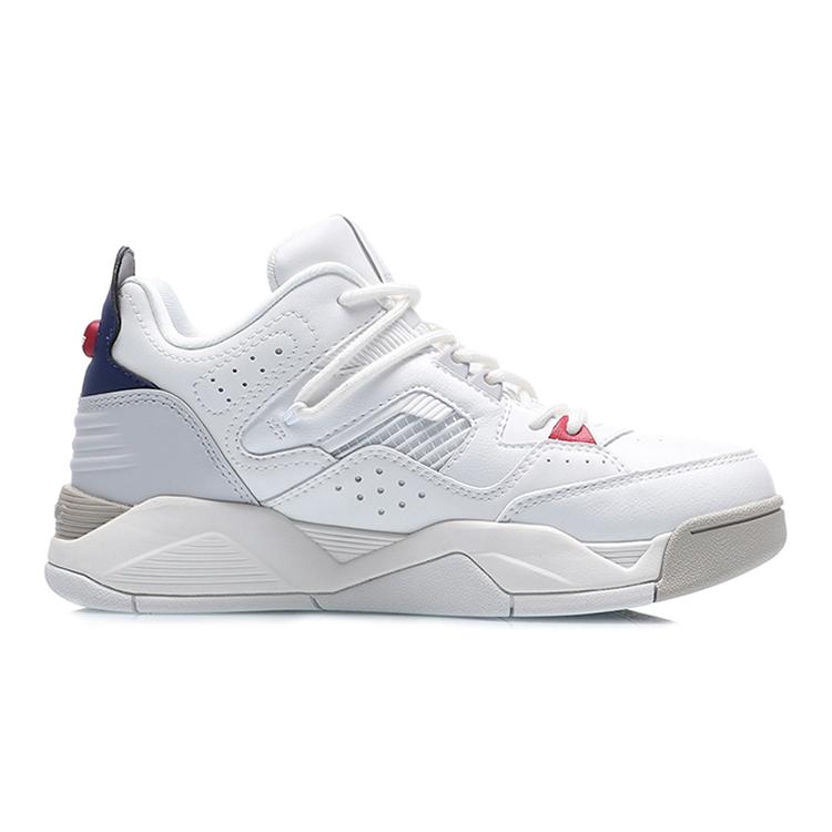Li Ning Cuir synthétique, amorti en cuir artificiel, antidérapant, résistant à l'abrasion, tige basse AGBR022-2